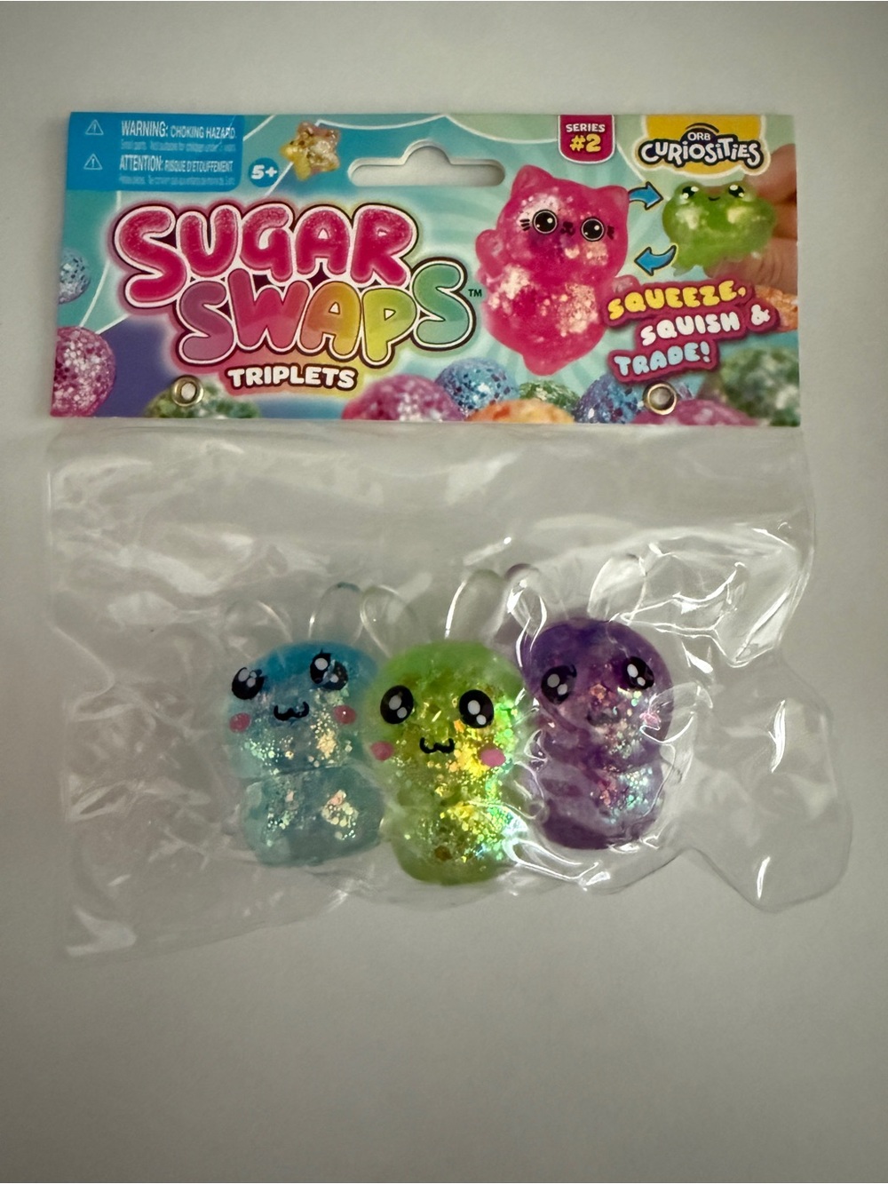 Sugar Swaps Bunny- Blue, Green, Purple